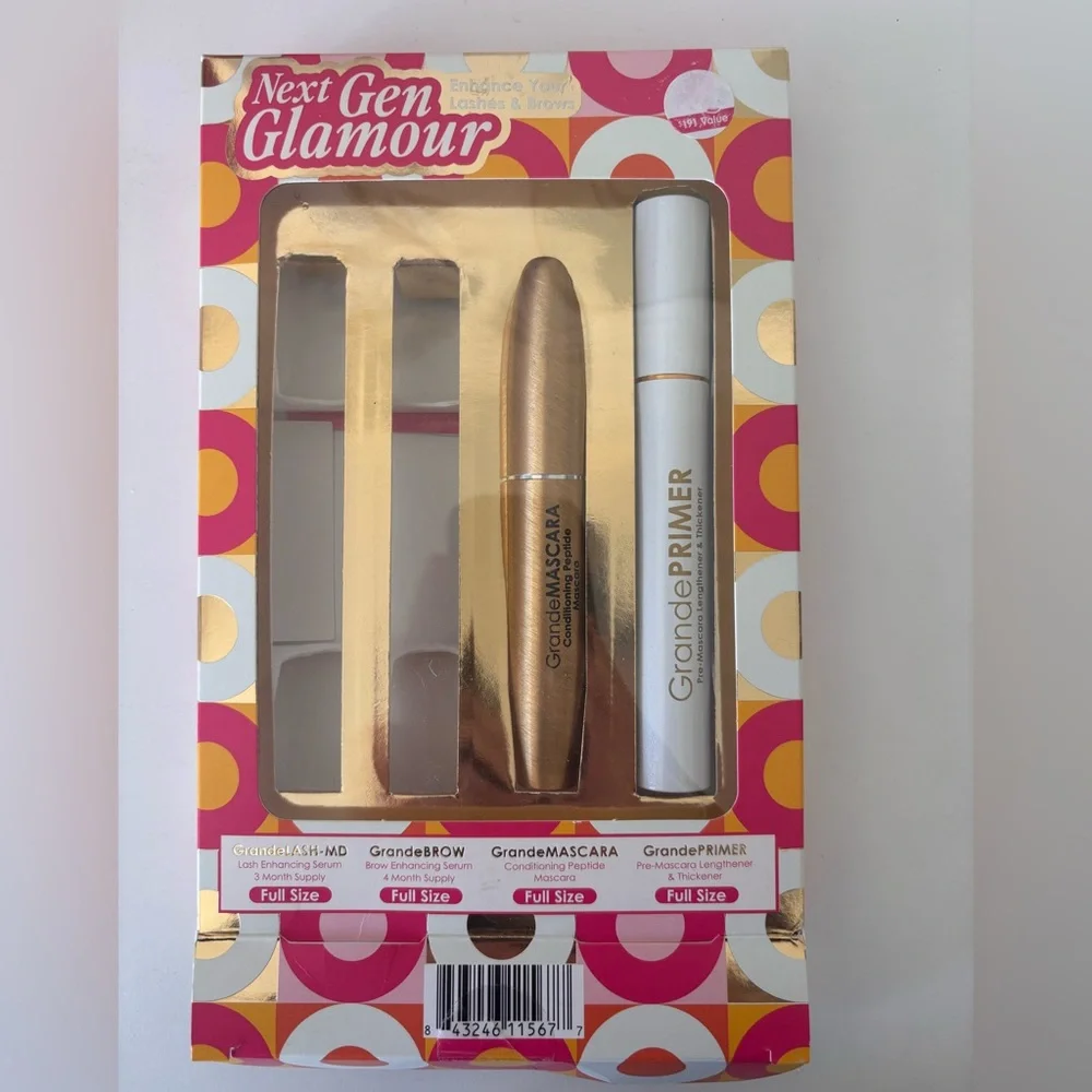 Grande Cosmetics Mascara and Primer Set Full Size BRAND NEW